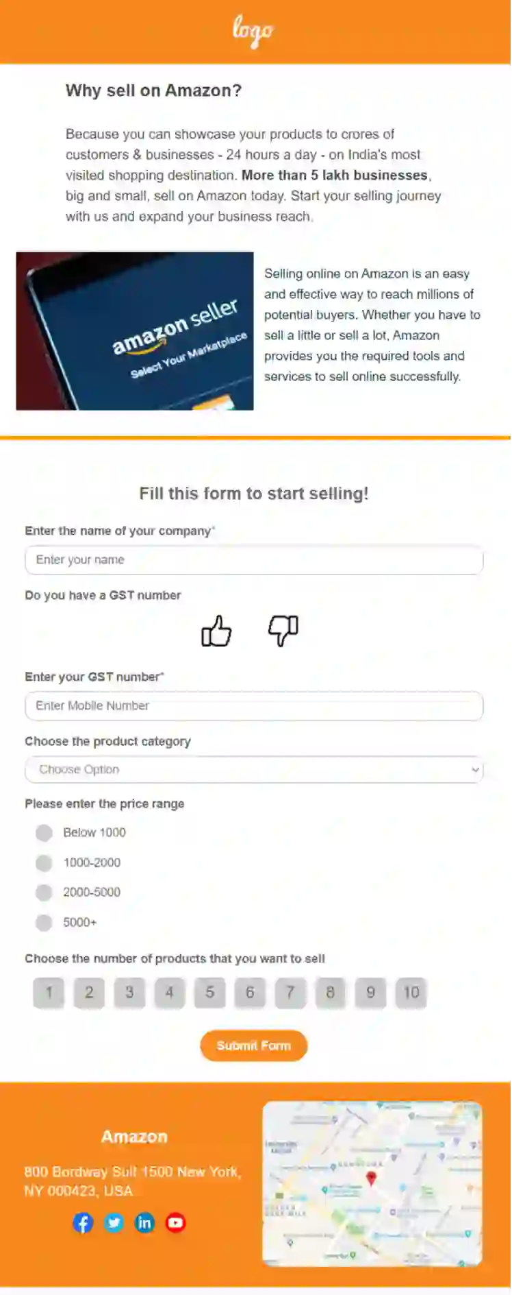 Free Marketplace Promotion Email Template