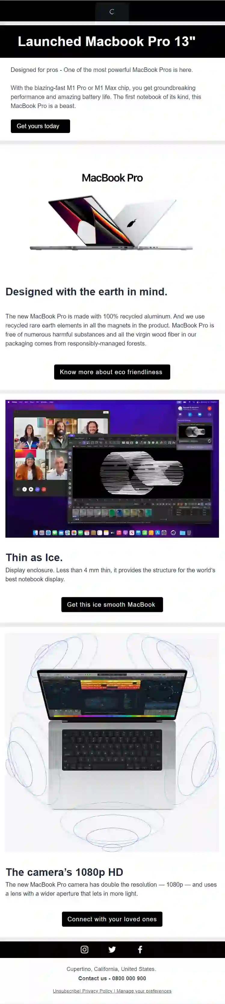 Free Product Launch Email Template