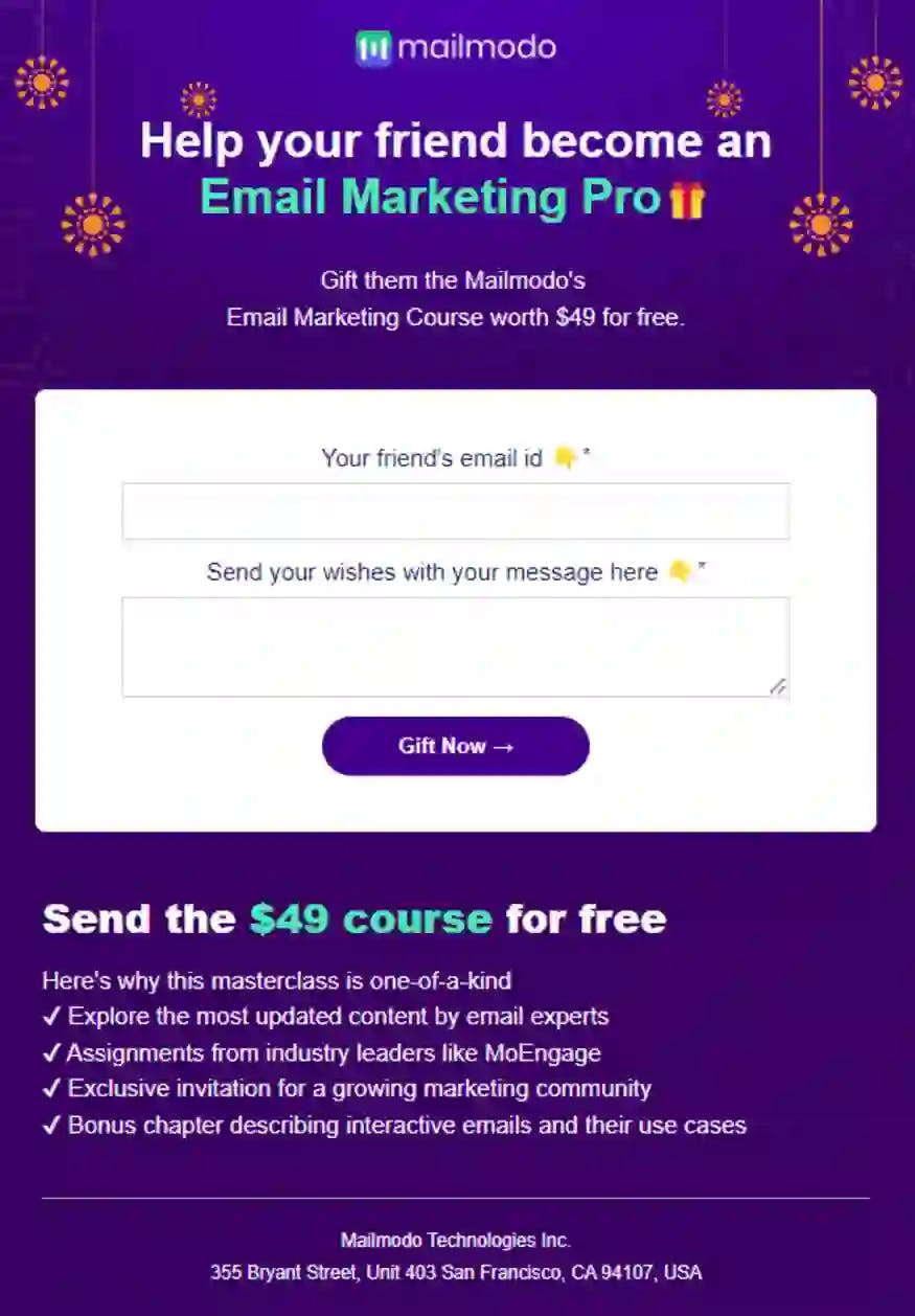 Free Referral Program Email Template