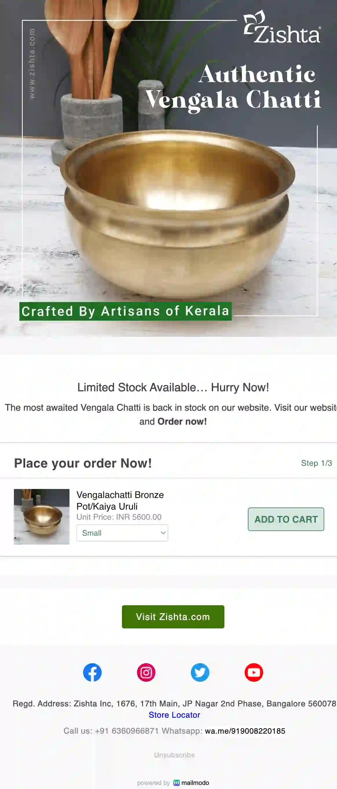 Free Back In Stock Email Template