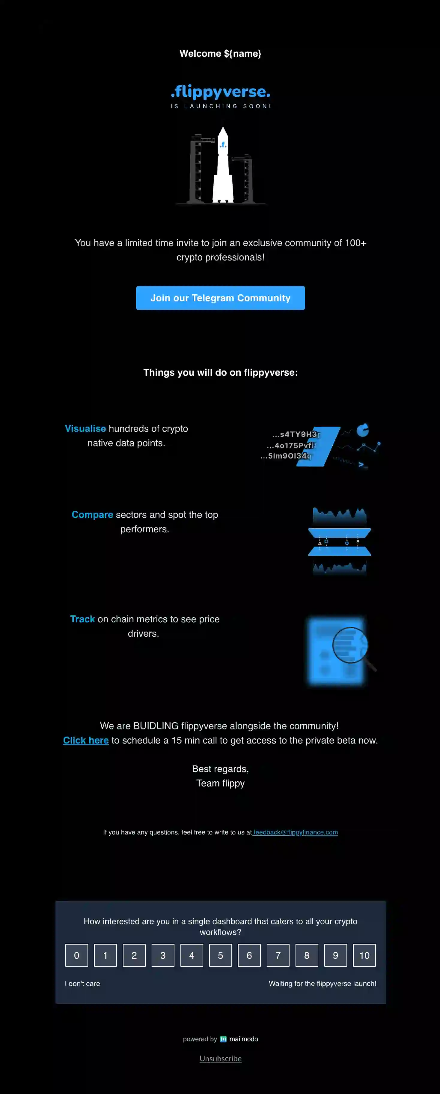 Free Telegram Community Invite Email Template