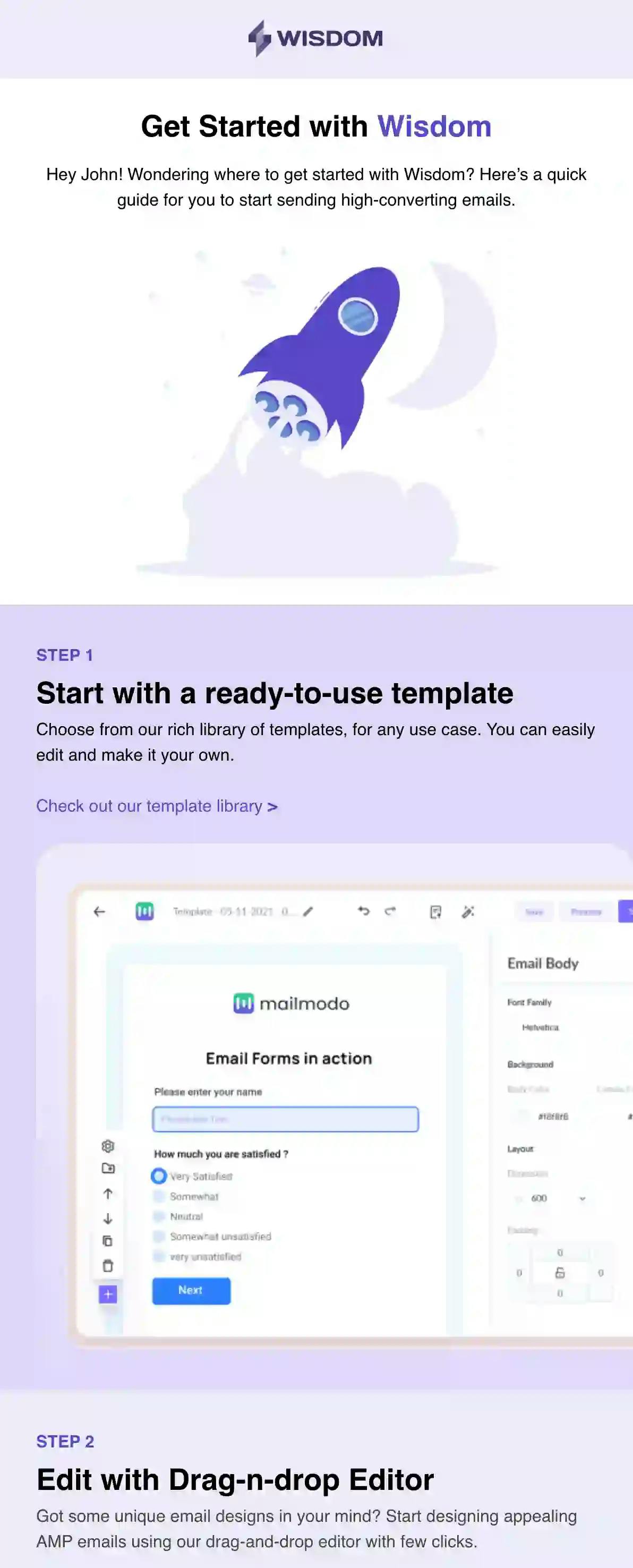 Free Onboarding Email Template