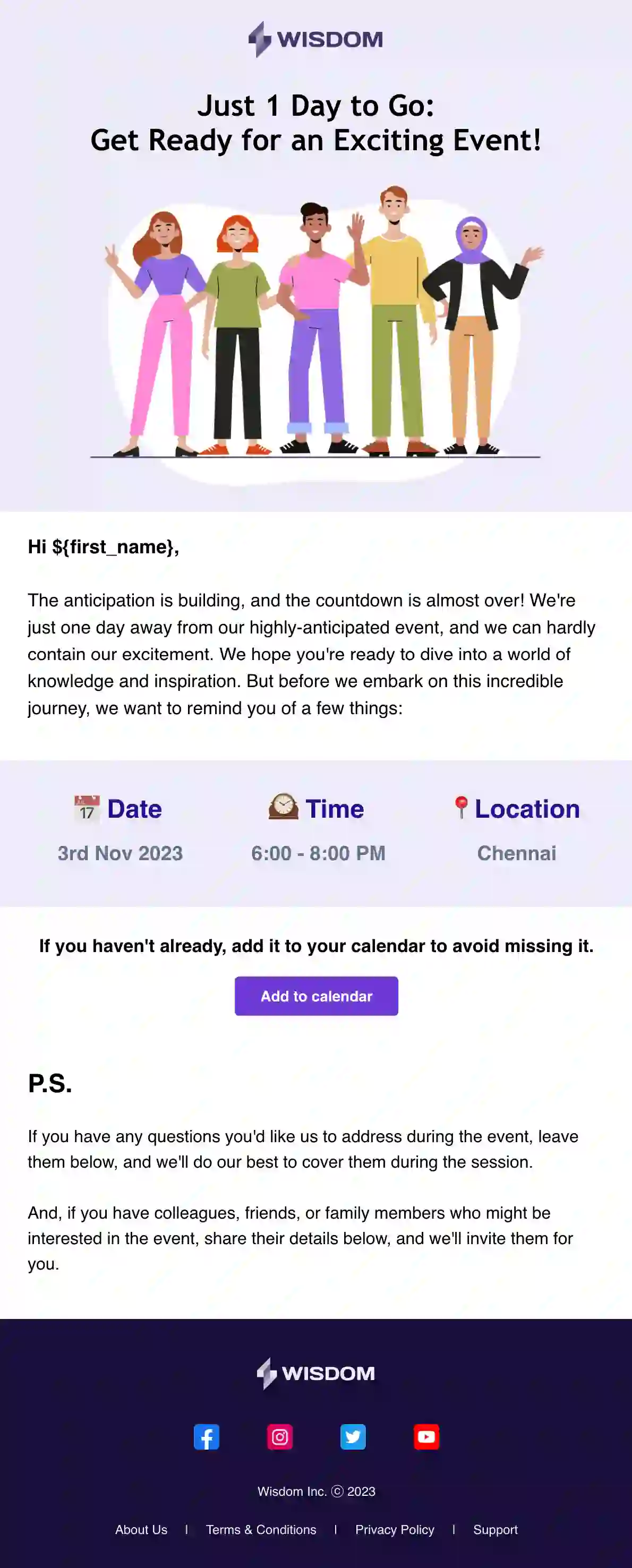 32 Free Event Email Templates