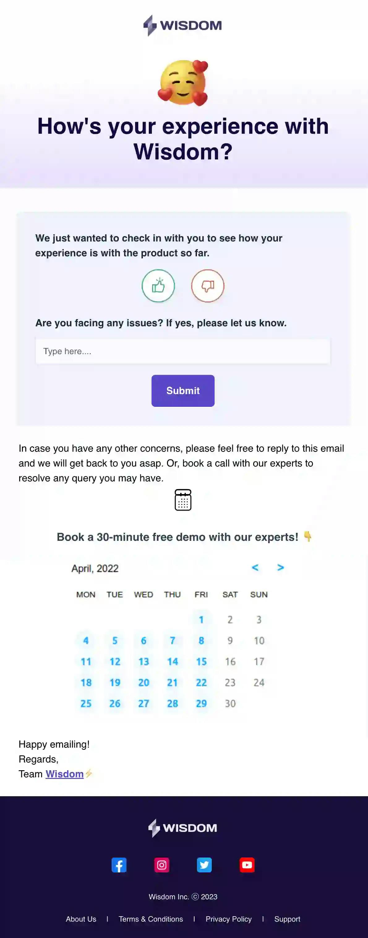 Assisted Onboarding Follow Up Email Template