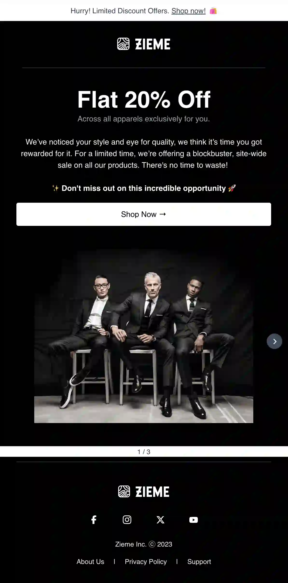 Product Offer Email Template
