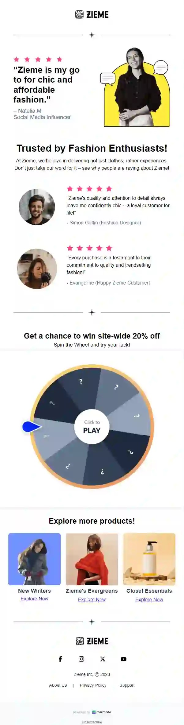 Customer Review Email Template