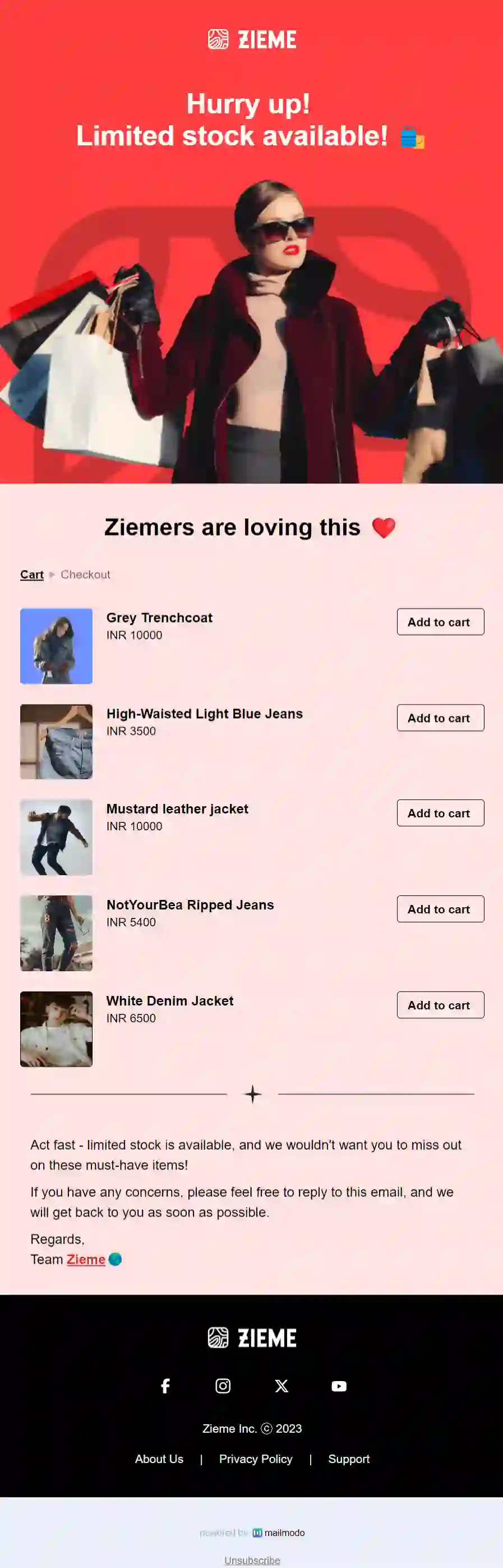 Win Back Email Template