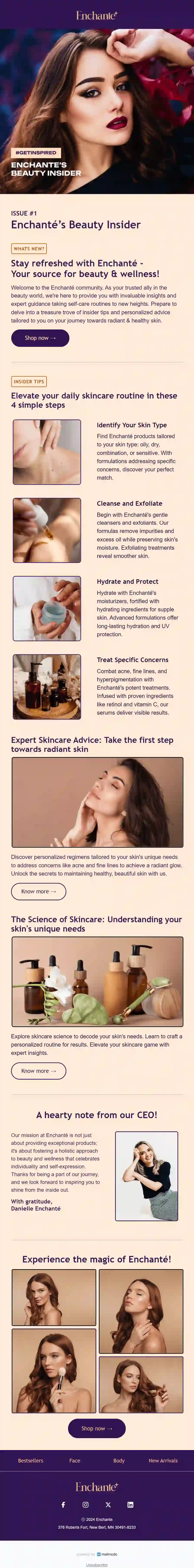 Free Wellness newsletter Template