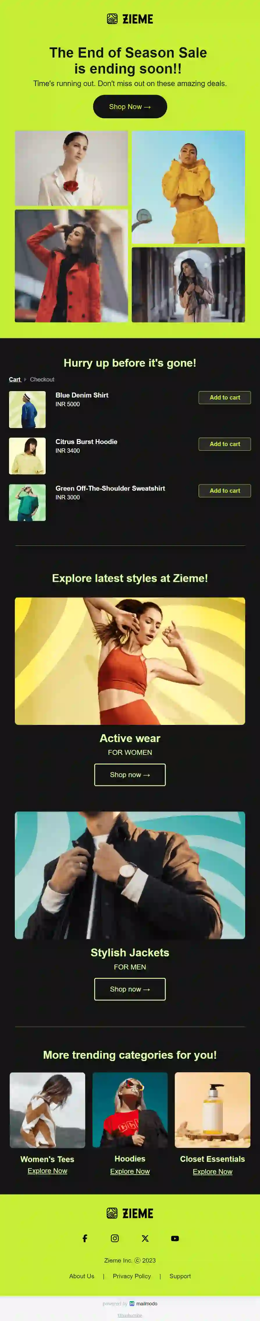 Last Chance Email Template