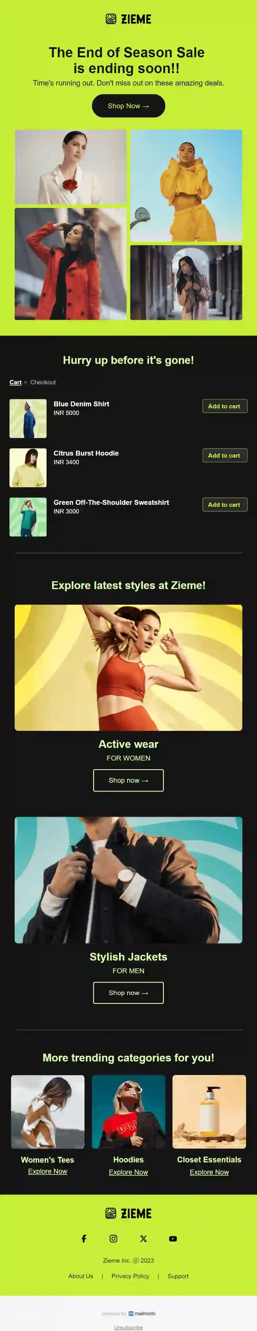 Price Drop Final call Email Template