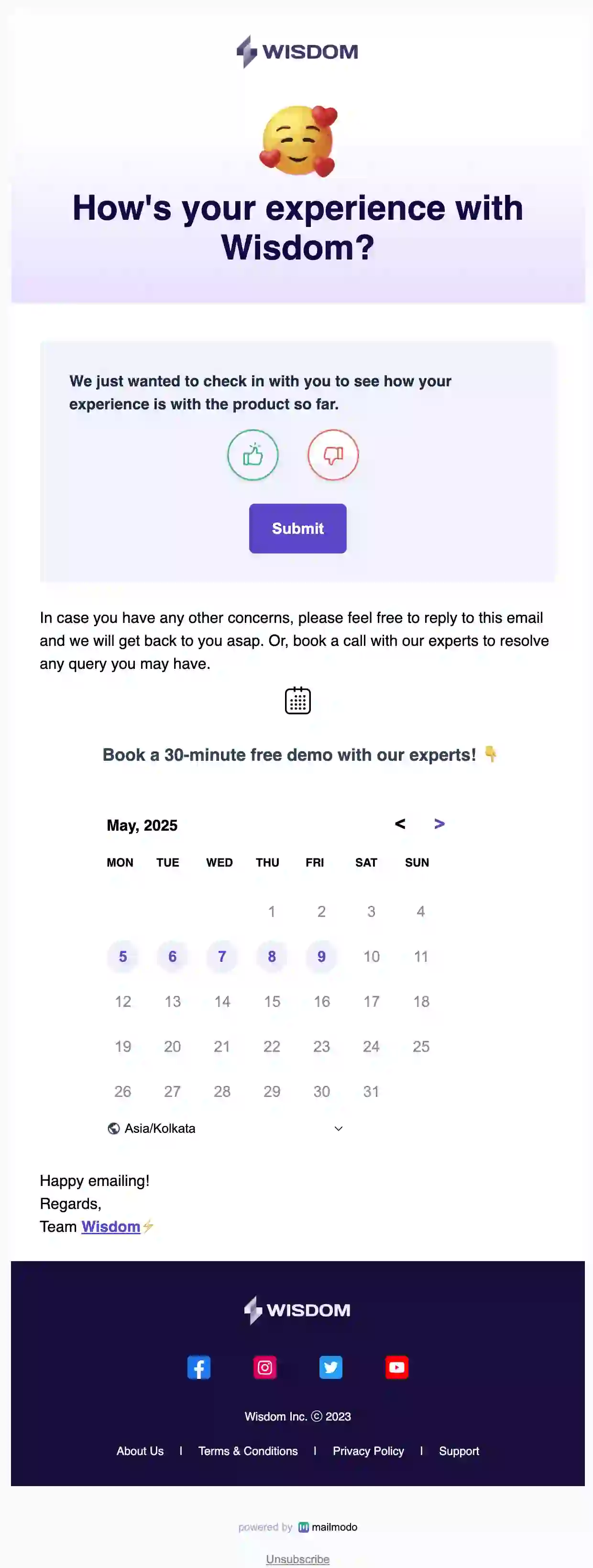 Assisted Onboarding Follow Up Email Template