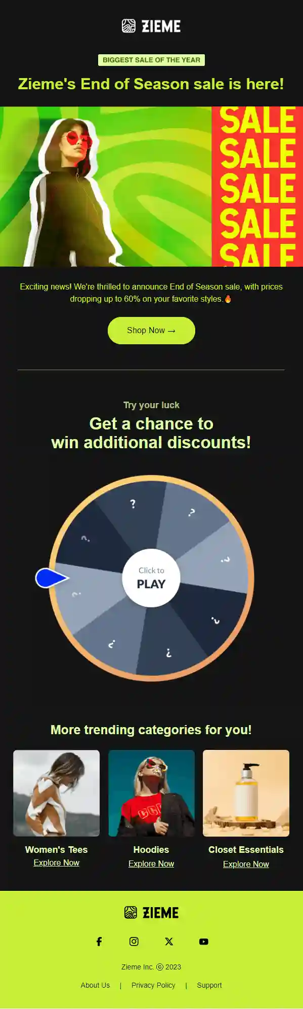 Price Drop Email Template