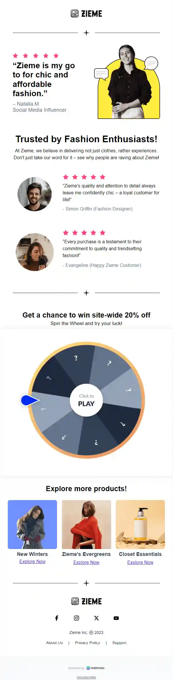 Customer Review Email Template