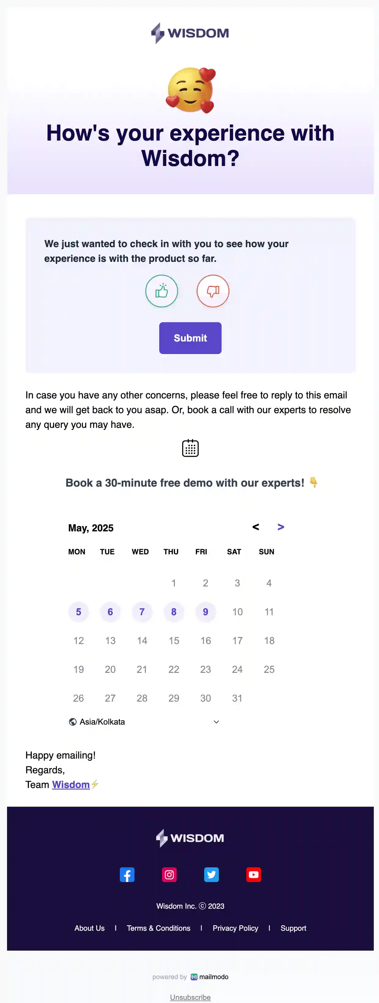 Assisted Onboarding Follow Up Email Template