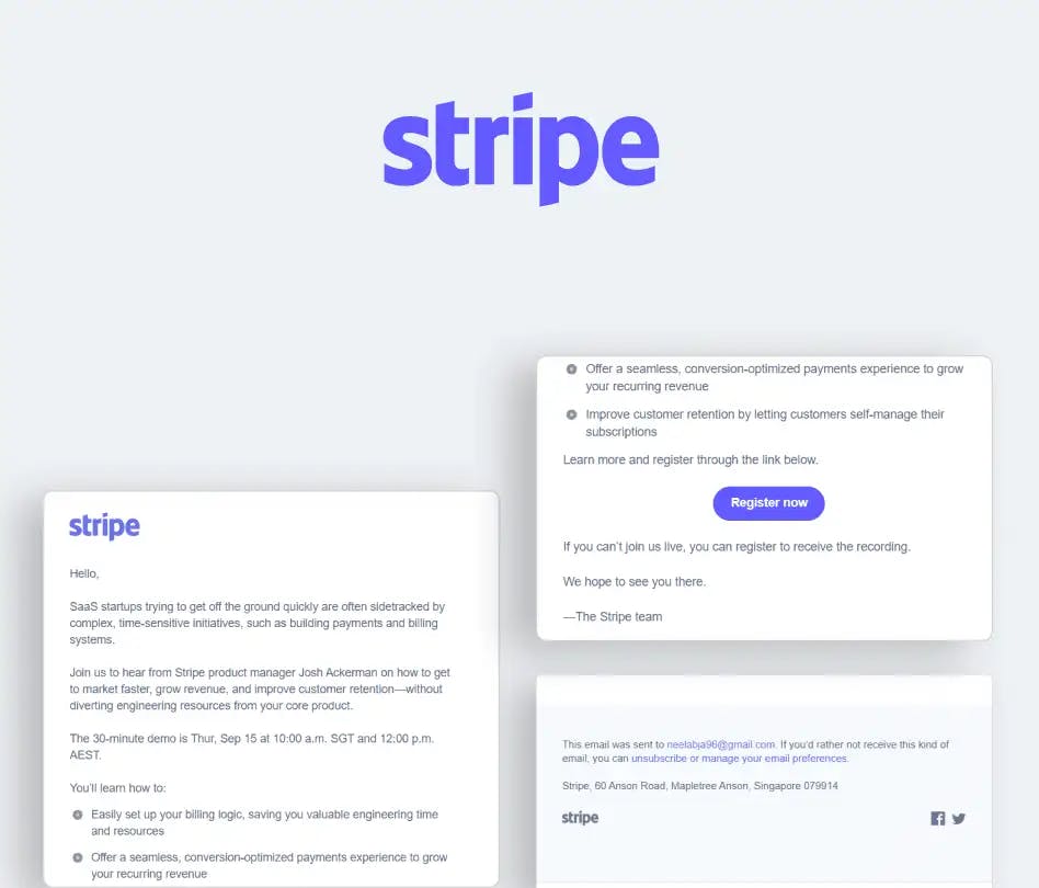 Stripe's Email Design System