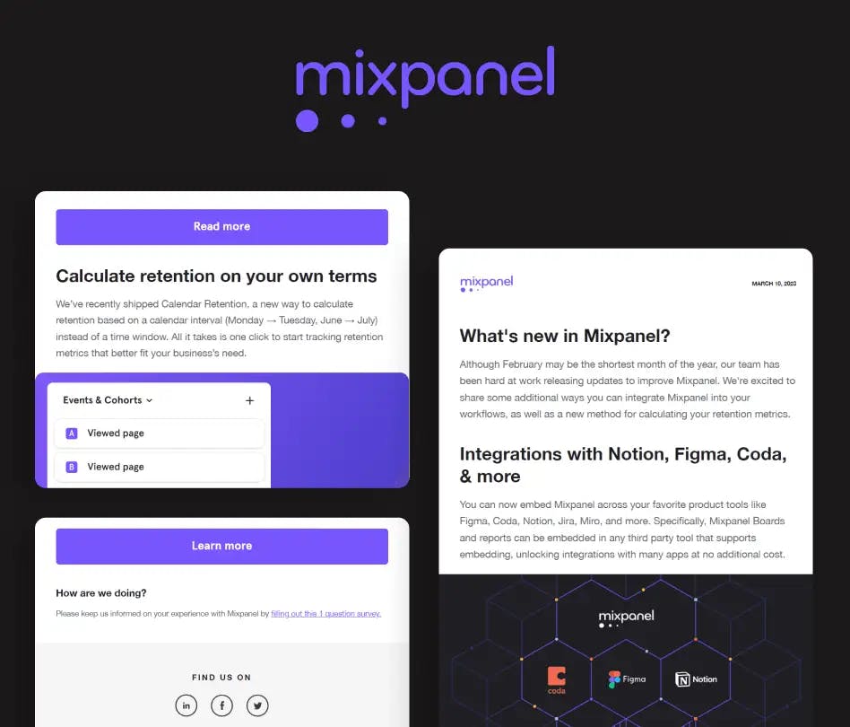 Mixpanel's Email Design System