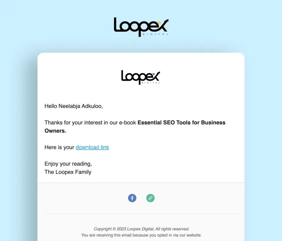 Loopex Digital's Email Design System