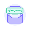 Email personalization icon