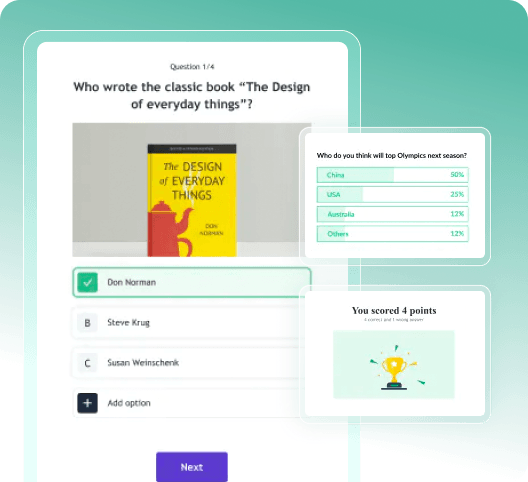 Gamify emails with fun widgets 