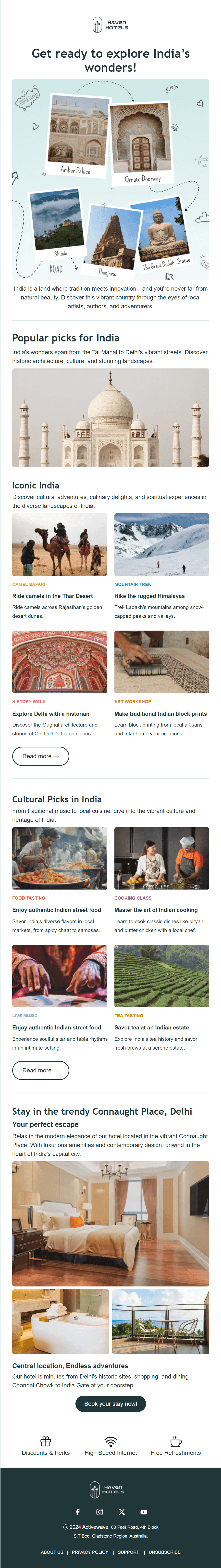 Free Hotel Email Newsletter