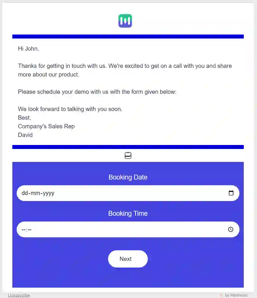 Free and ReadytoUse Demo Email Templates