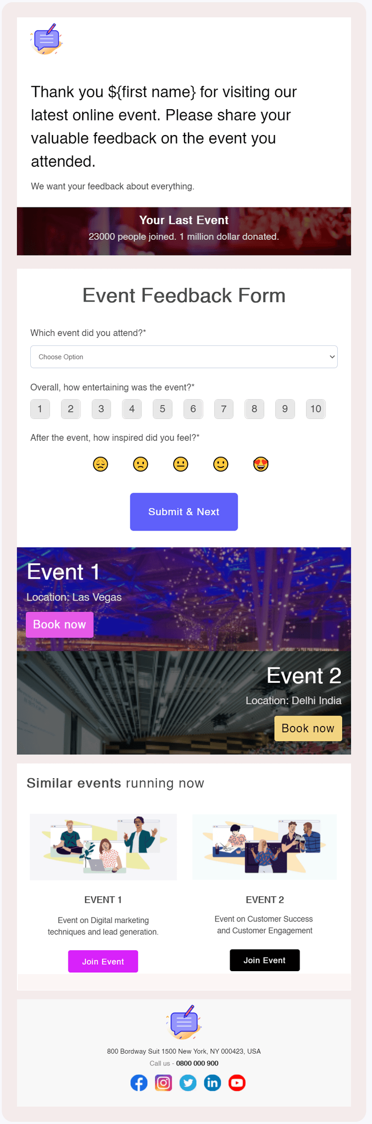 Free Webinar Reminder Email Template